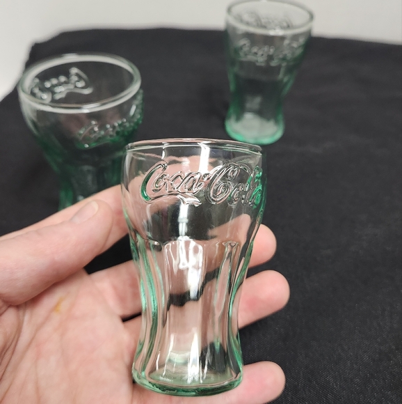 Coca-Cola Set of 3 Mini Glasses - Picture 3 of 4